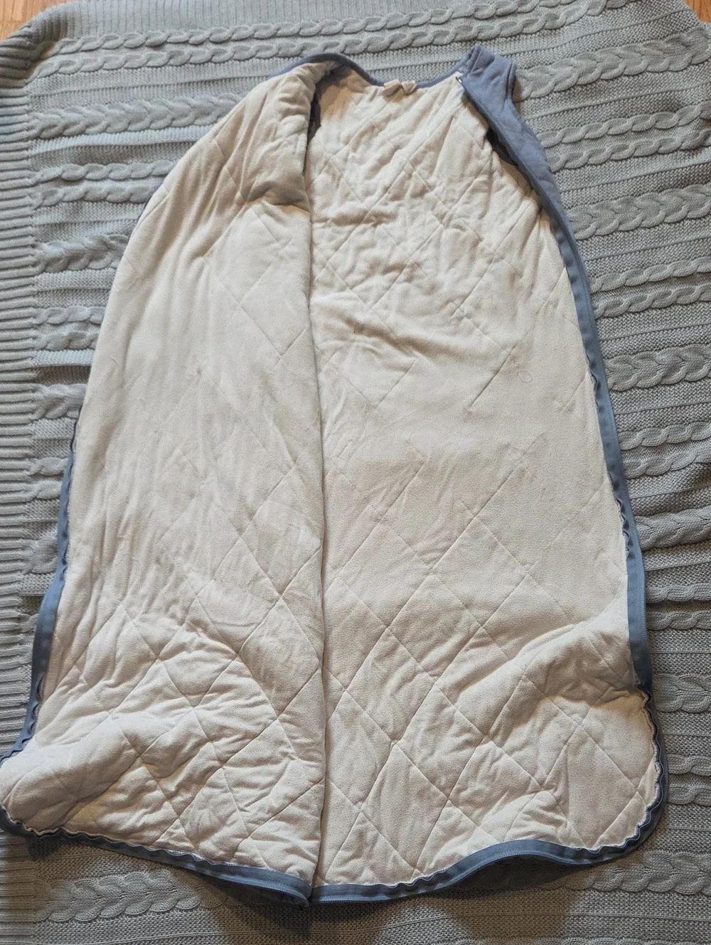 2.5 tog Kyte BABY Blue Zippered Baby Sleep Sack 18-36 Months Bamboo